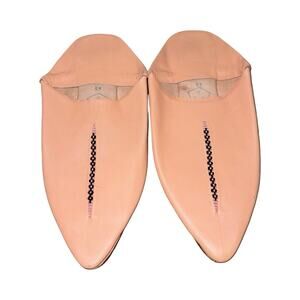 Handmade Titanic Bakali Moroccan Babouche Leather Slippers    Size: EU 45 US 11